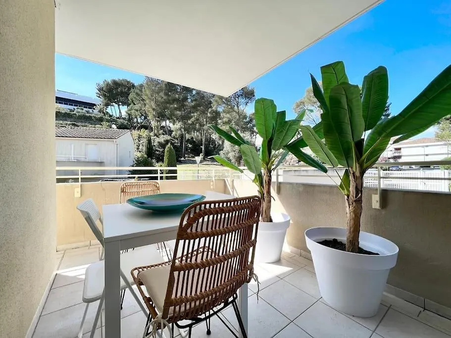 公寓 Paisible Appartement Avec Piscine 拉西约塔 法国